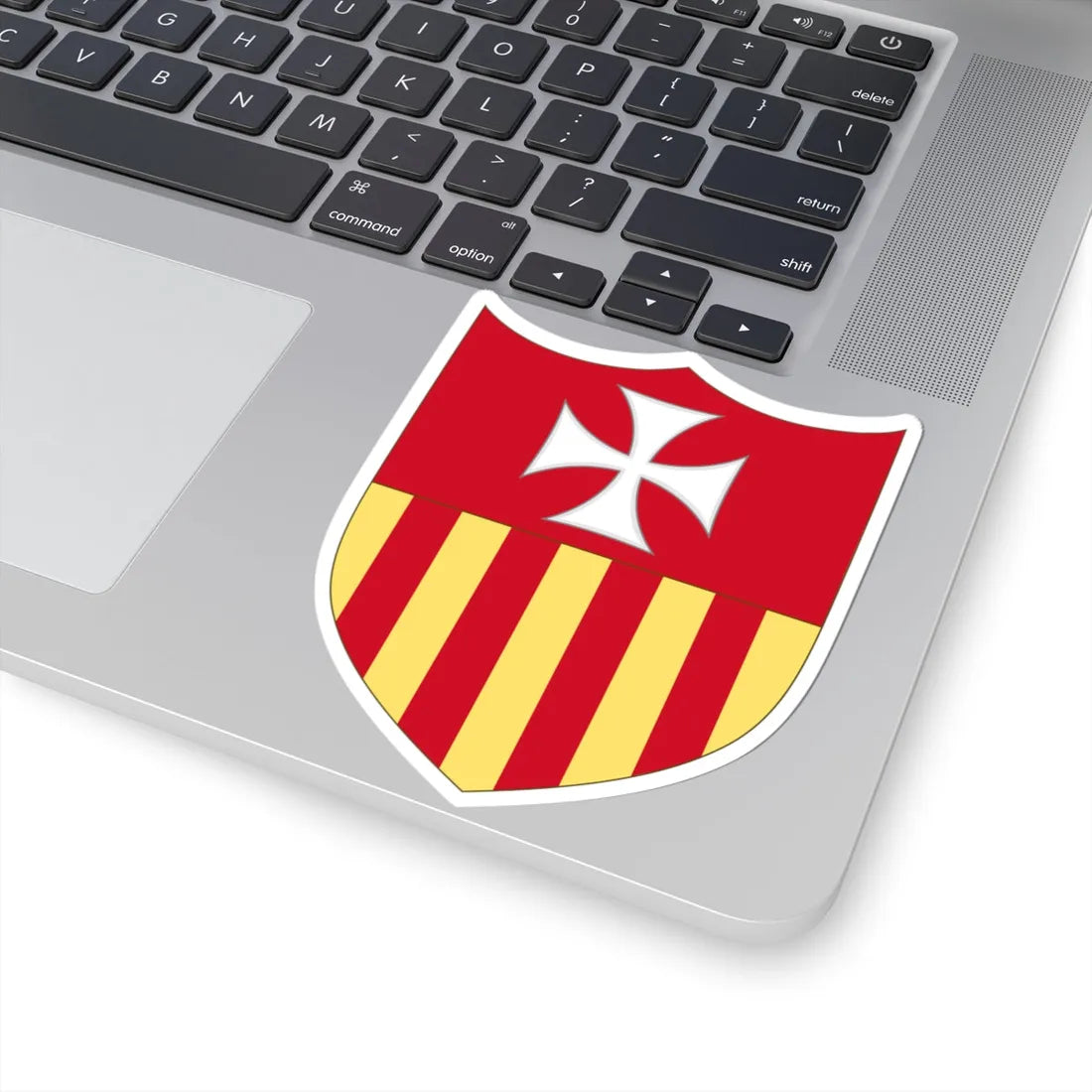 Arms of the Mercedarians Version without Crest (Spain) (Coat of Arms) STICKER Vinyl Kiss-Cut Decal - The Sticker Space