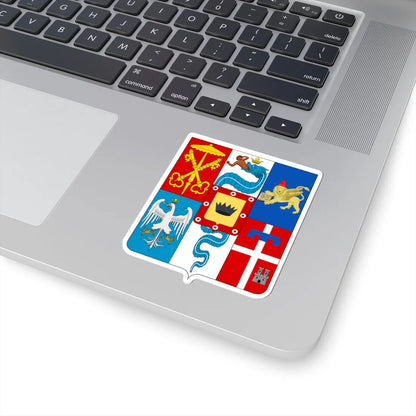 Arms of the Napoleonic Kingdom of Italy (Italy) (Coat of Arms) STICKER Vinyl Kiss-Cut Decal - The Sticker Space