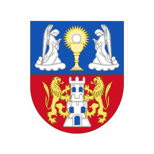 Arms of the Province of Lugo (Spain) (Coat of Arms) STICKER Vinyl Kiss-Cut Decal 2 Inch White - The Sticker Space