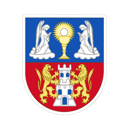 Arms of the Province of Lugo (Spain) (Coat of Arms) STICKER Vinyl Kiss-Cut Decal 6 Inch White - The Sticker Space