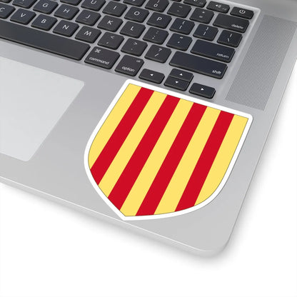Arms of the Pyrénées-Orientales (Spain) (Coat of Arms) STICKER Vinyl Kiss-Cut Decal - The Sticker Space