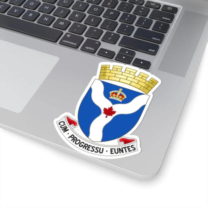 Arms of the Regional Municipality of Ottawa-Carleton (Canada) (Coat of Arms) STICKER Vinyl Kiss-Cut Decal - The Sticker Space