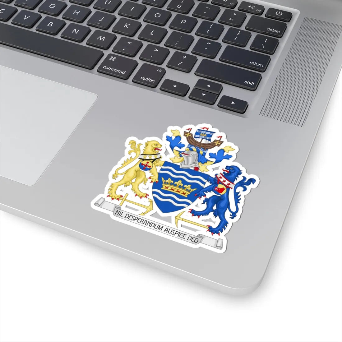 Arms of the Sunderland City Council (England) (Coat of Arms) STICKER Vinyl Kiss-Cut Decal - The Sticker Space