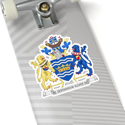 Arms of the Sunderland City Council (England) (Coat of Arms) STICKER Vinyl Kiss-Cut Decal - The Sticker Space