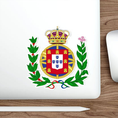 Arms of the United Kingdom of Portugal, Brazil and the Algarves (1815-1825) STICKER Vinyl Die-Cut Decal-The Sticker Space