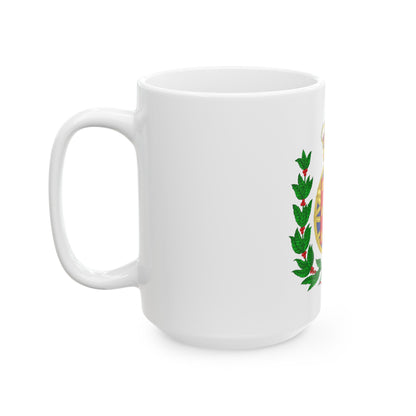 Arms of the United Kingdom of Portugal, Brazil and the Algarves (1815-1825) - White Coffee Mug-The Sticker Space