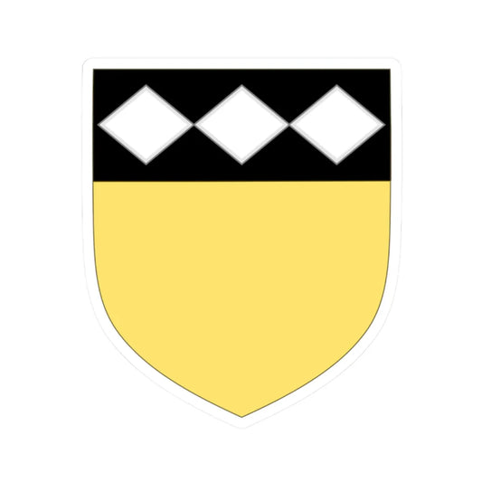 Arms of the Viscounts of Castellbo (Spain) (Coat of Arms) STICKER Vinyl Kiss-Cut Decal 2 Inch White - The Sticker Space