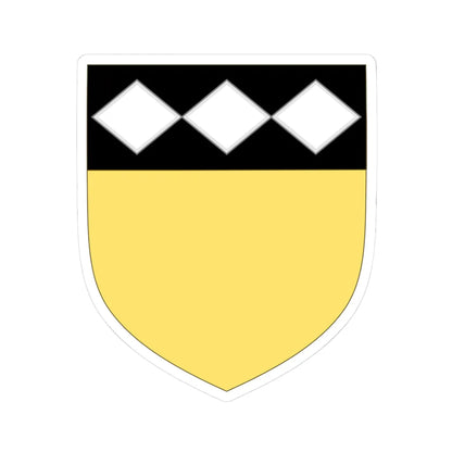 Arms of the Viscounts of Castellbo (Spain) (Coat of Arms) STICKER Vinyl Kiss-Cut Decal 3 Inch White - The Sticker Space