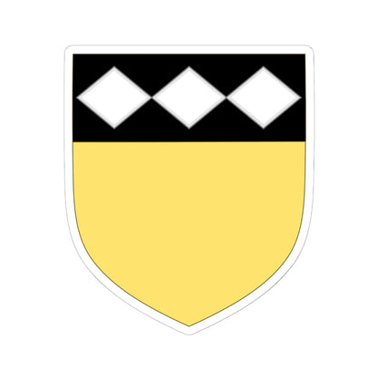 Arms of the Viscounts of Castellbo (Spain) (Coat of Arms) STICKER Vinyl Kiss-Cut Decal 6 Inch White - The Sticker Space