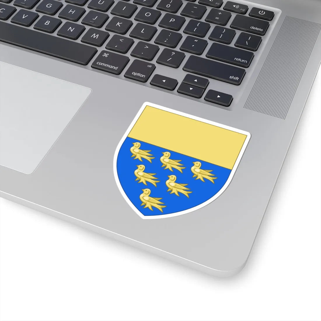 Arms of the West Sussex County Council 1889-1975 (England) (Coat of Arms) STICKER Vinyl Kiss-Cut Decal - The Sticker Space