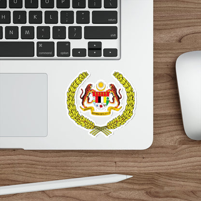 Arms of the Yang di-Pertuan Agong of Malaysia STICKER Vinyl Die-Cut Decal-The Sticker Space