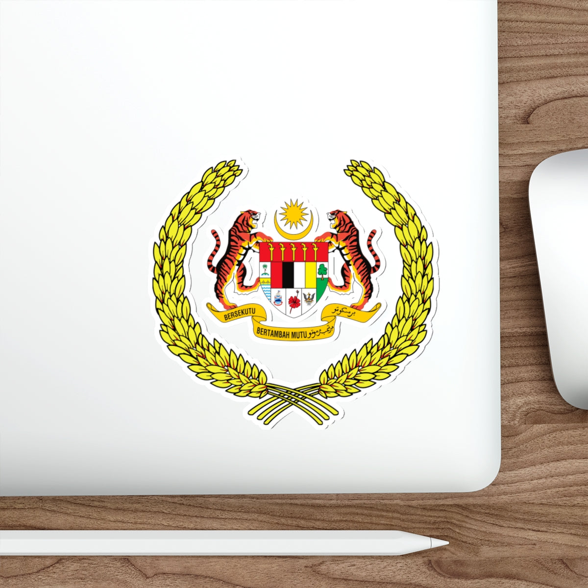 Arms of the Yang di-Pertuan Agong of Malaysia STICKER Vinyl Die-Cut Decal-The Sticker Space