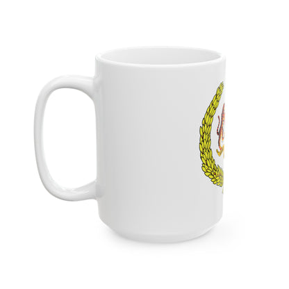 Arms of the Yang di-Pertuan Agong of Malaysia - White Coffee Mug-The Sticker Space