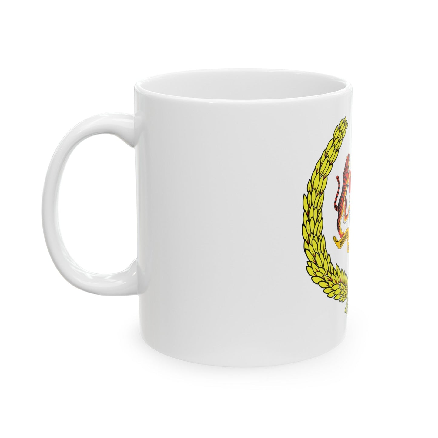 Arms of the Yang di-Pertuan Agong of Malaysia - White Coffee Mug-The Sticker Space