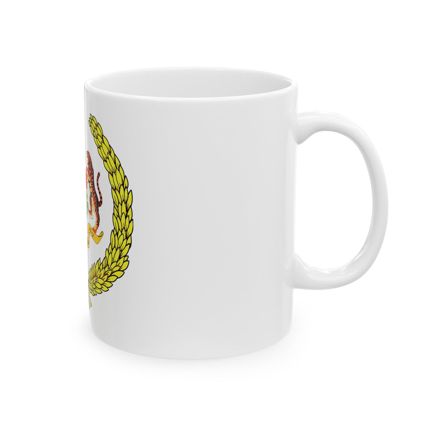 Arms of the Yang di-Pertuan Agong of Malaysia - White Coffee Mug-The Sticker Space