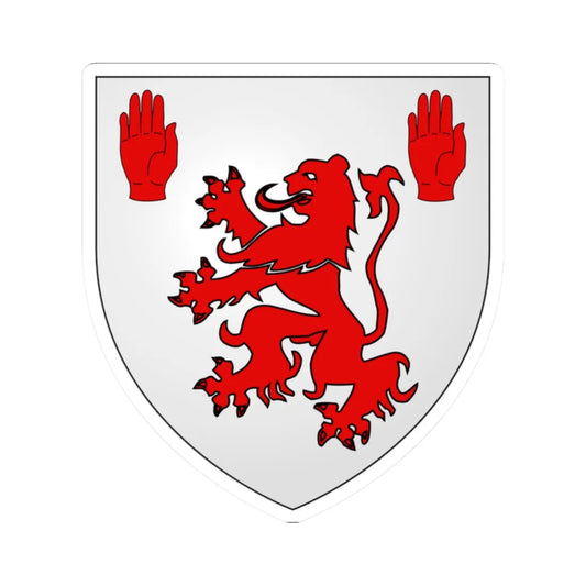 Arms of Valerio Magawly-Cerati (Ireland) (Coat of Arms) STICKER Vinyl Kiss-Cut Decal 2 Inch White - The Sticker Space