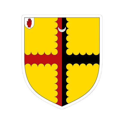 Arms of Viscount Brookeborough (England) (Coat of Arms) STICKER Vinyl Kiss-Cut Decal 4 Inch White - The Sticker Space