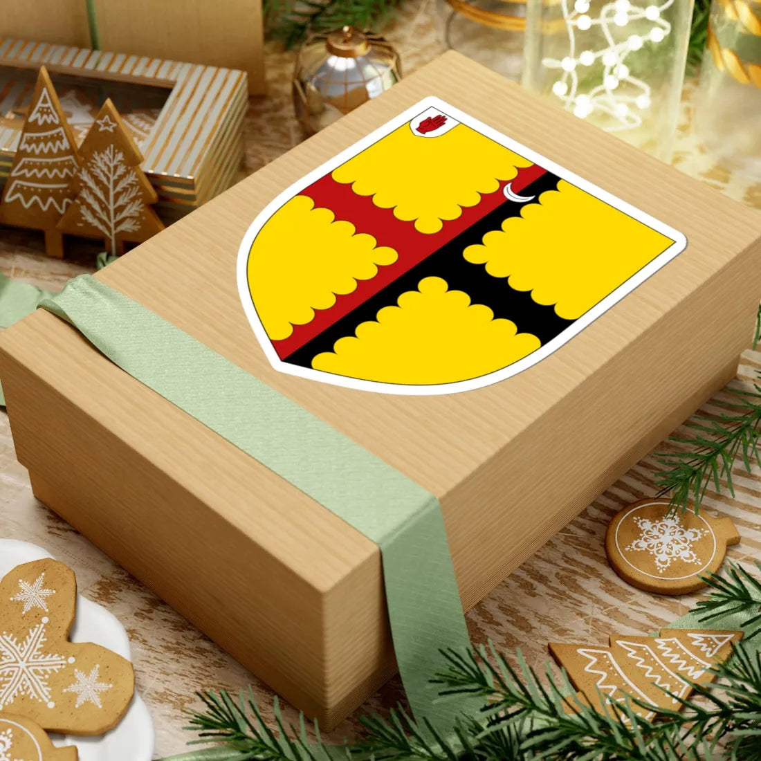 Arms of Viscount Brookeborough (England) (Coat of Arms) STICKER Vinyl Kiss-Cut Decal - The Sticker Space