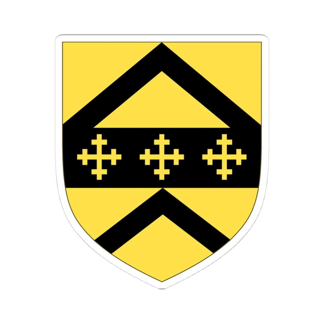 Arms of Walpole (England) (Coat of Arms) STICKER Vinyl Kiss-Cut Decal 4 Inch White - The Sticker Space