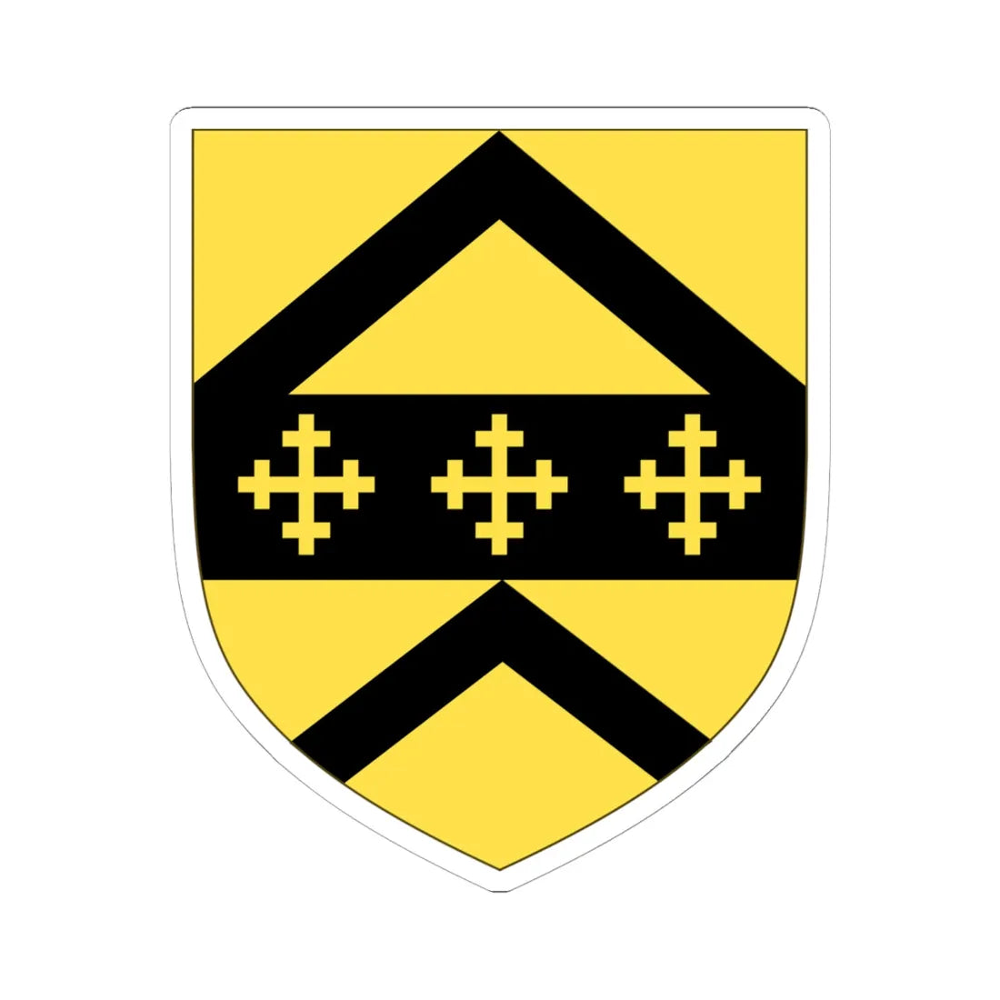 Arms of Walpole (England) (Coat of Arms) STICKER Vinyl Kiss-Cut Decal 6 Inch White - The Sticker Space