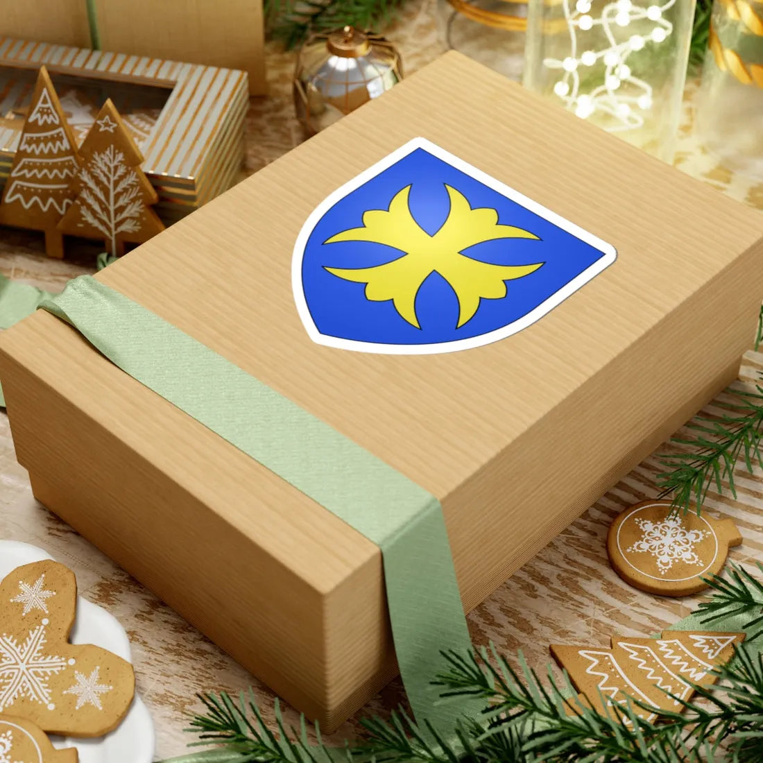 Arms of Ward family (Ireland) (Coat of Arms) STICKER Vinyl Kiss-Cut Decal - The Sticker Space