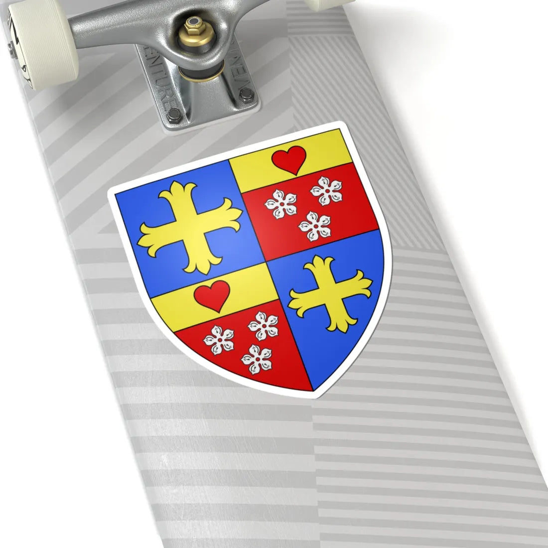 Arms of Ward-Hamilton (Ireland) (Coat of Arms) STICKER Vinyl Kiss-Cut Decal - The Sticker Space