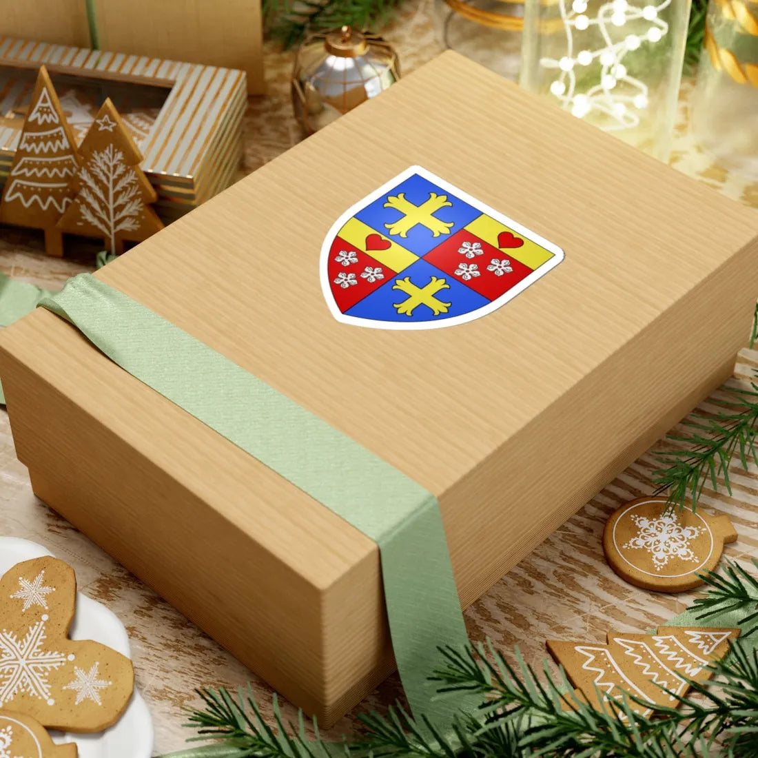 Arms of Ward-Hamilton (Ireland) (Coat of Arms) STICKER Vinyl Kiss-Cut Decal - The Sticker Space