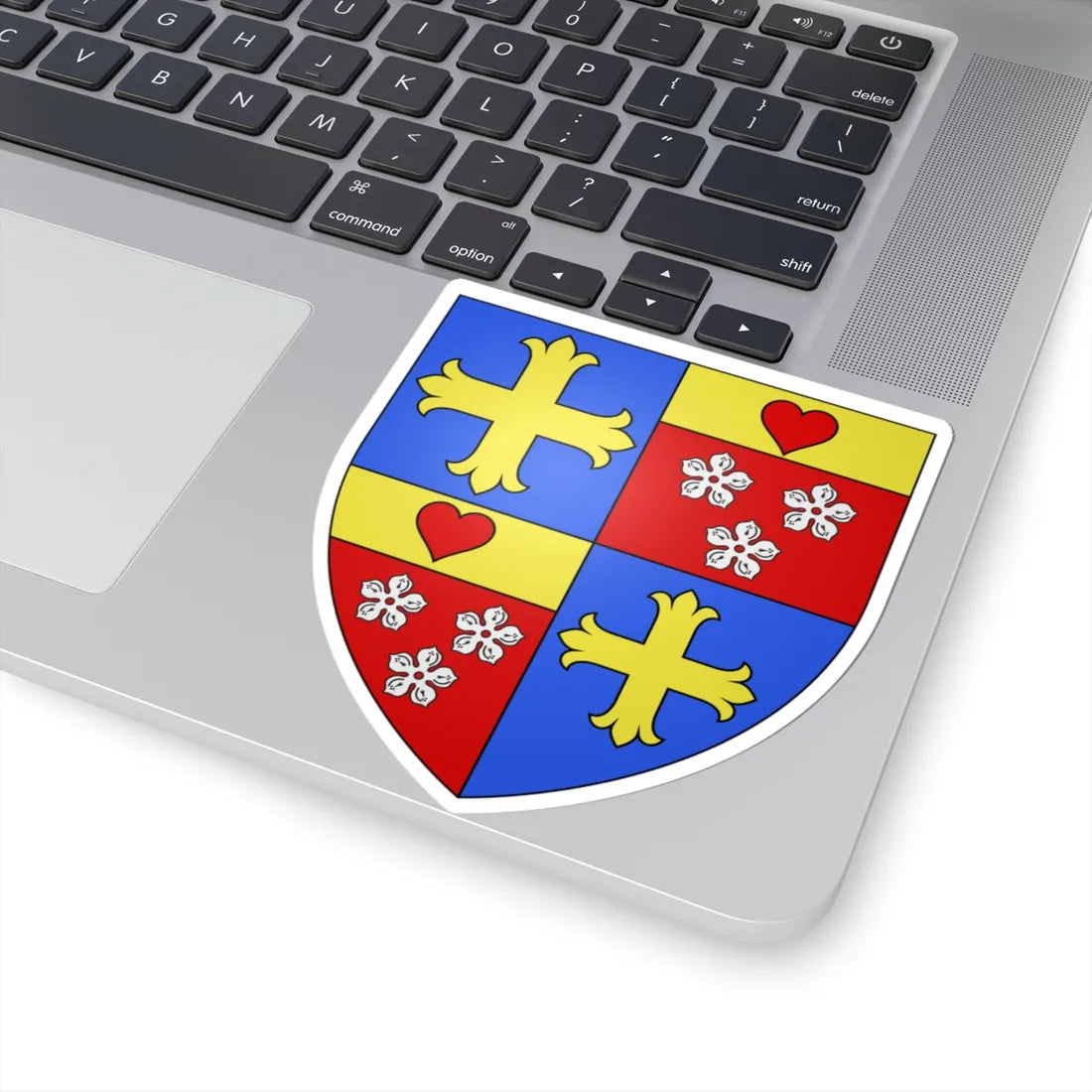 Arms of Ward-Hamilton (Ireland) (Coat of Arms) STICKER Vinyl Kiss-Cut Decal - The Sticker Space