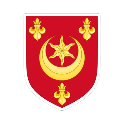 Arms of Wareham (England) (Coat of Arms) STICKER Vinyl Kiss-Cut Decal 4 Inch White - The Sticker Space