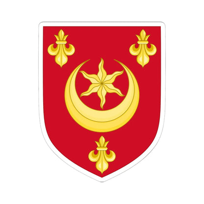 Arms of Wareham (England) (Coat of Arms) STICKER Vinyl Kiss-Cut Decal 6 Inch White - The Sticker Space