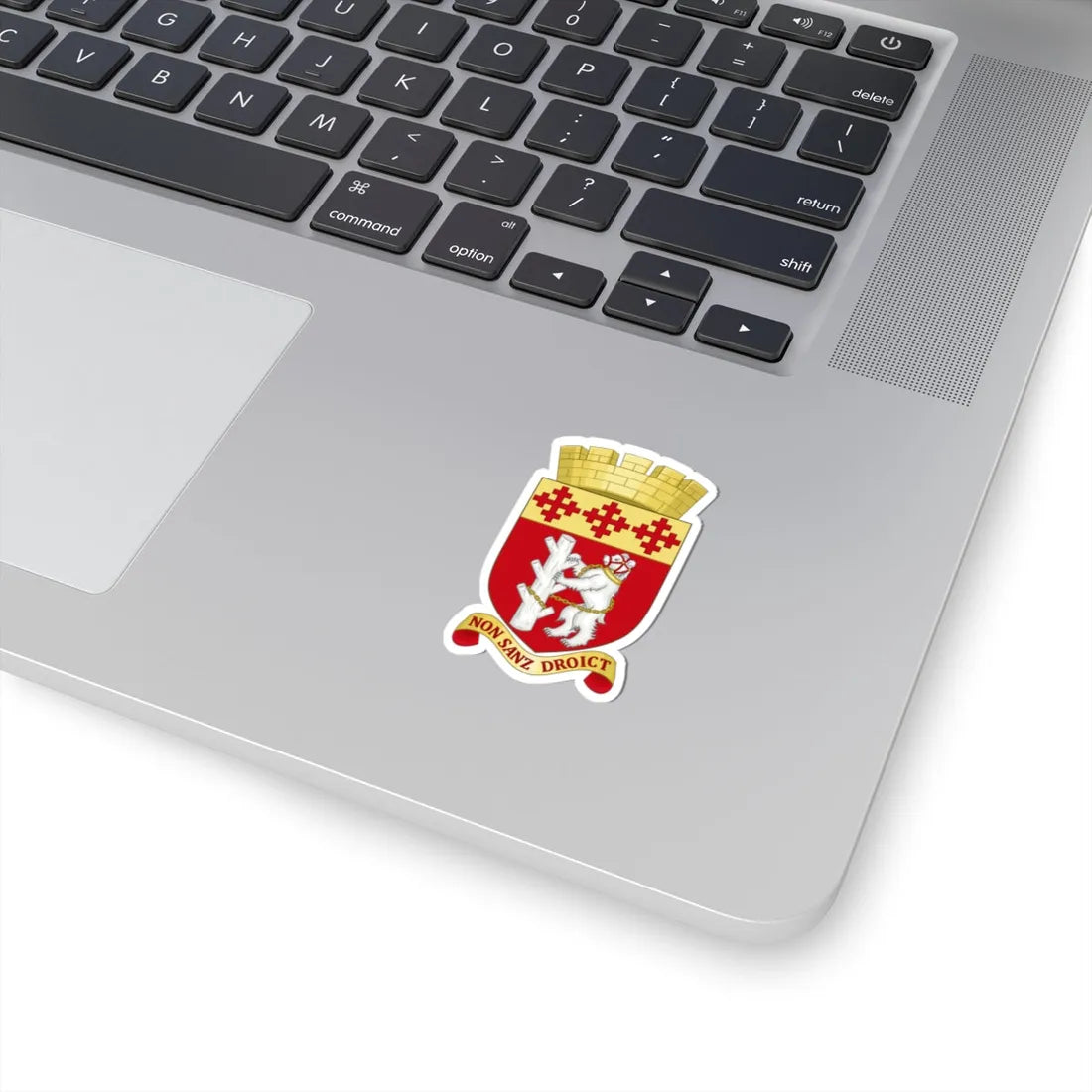 Arms of Warwickshire County Council (England) (Coat of Arms) STICKER Vinyl Kiss-Cut Decal - The Sticker Space
