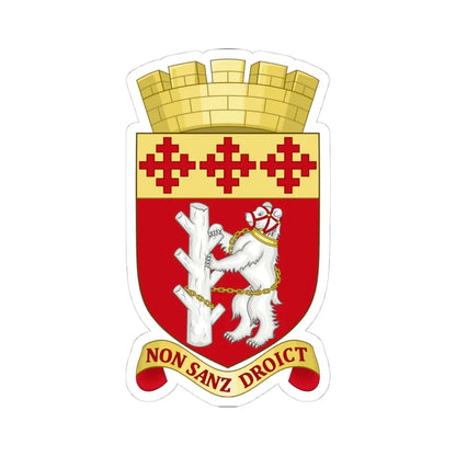 Arms of Warwickshire County Council (England) (Coat of Arms) STICKER Vinyl Kiss-Cut Decal - The Sticker Space