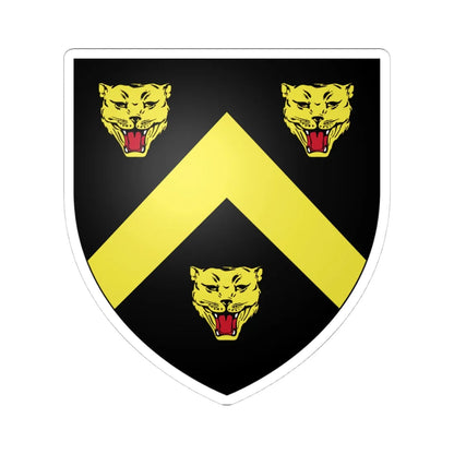 Arms of Wentworth (England) (Coat of Arms) STICKER Vinyl Kiss-Cut Decal 4 Inch White - The Sticker Space