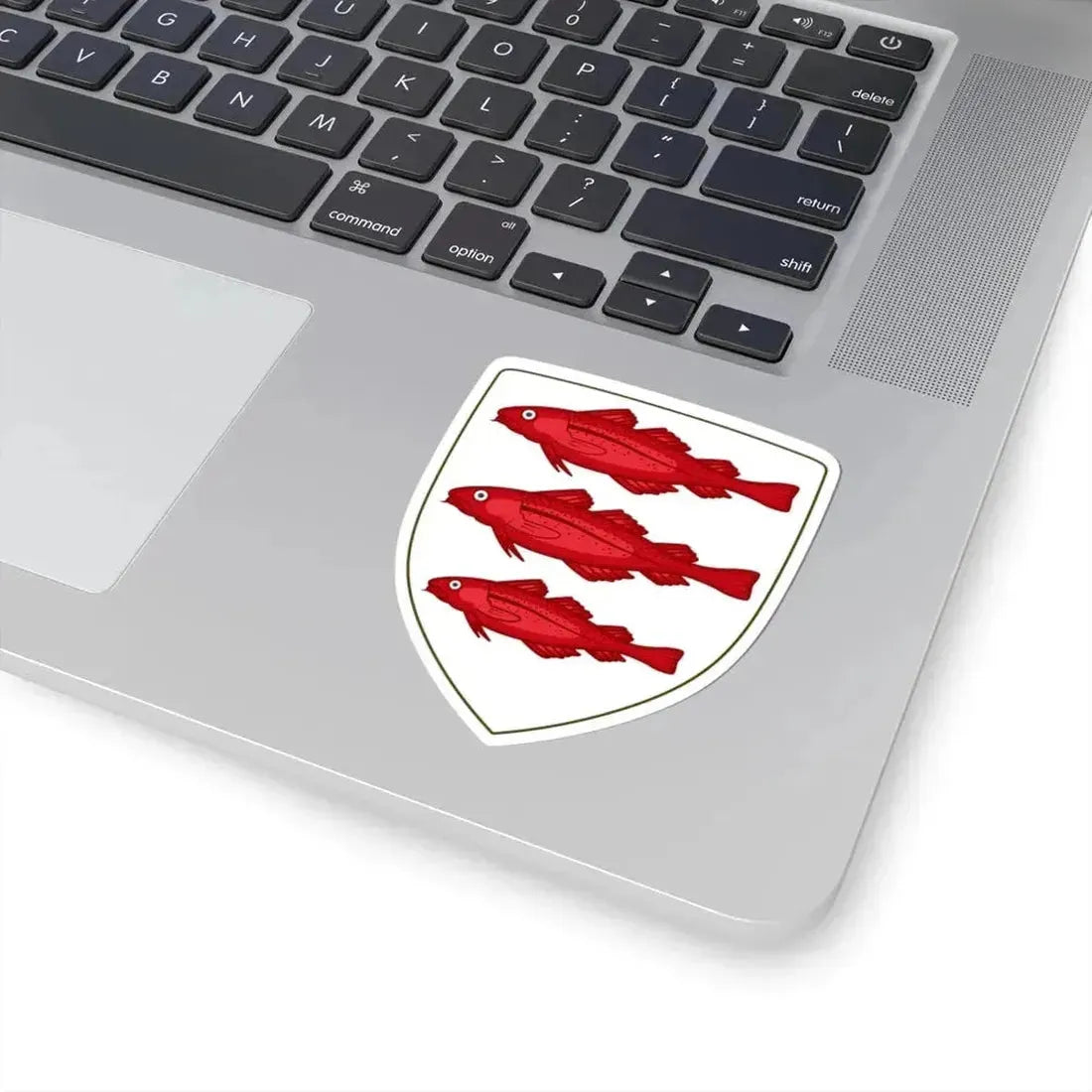 Arms of Westerly Rhode Island (United States) STICKER Vinyl Kiss-Cut Decal - The Sticker Space