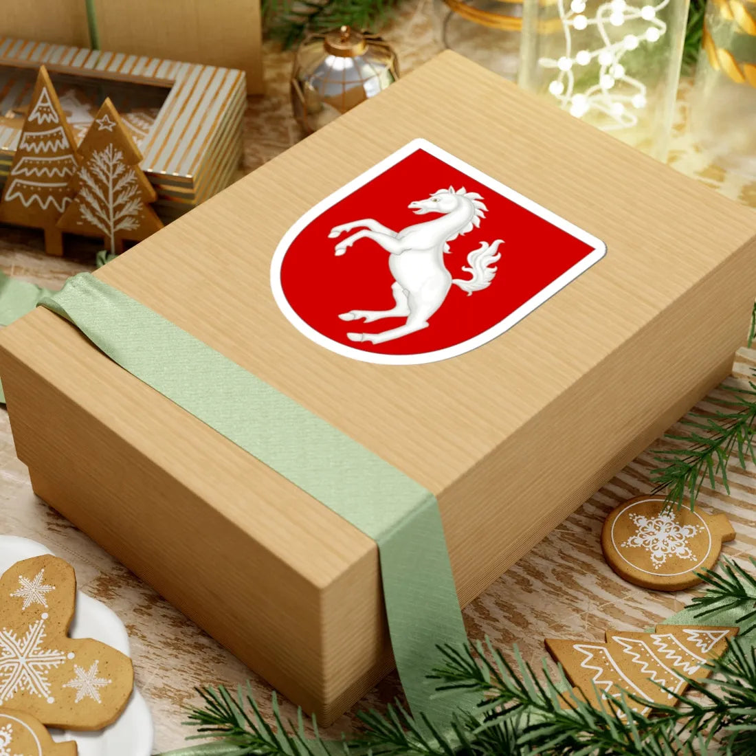 Arms of Westphalia (Denmark) (Coat of Arms) STICKER Vinyl Kiss-Cut Decal - The Sticker Space