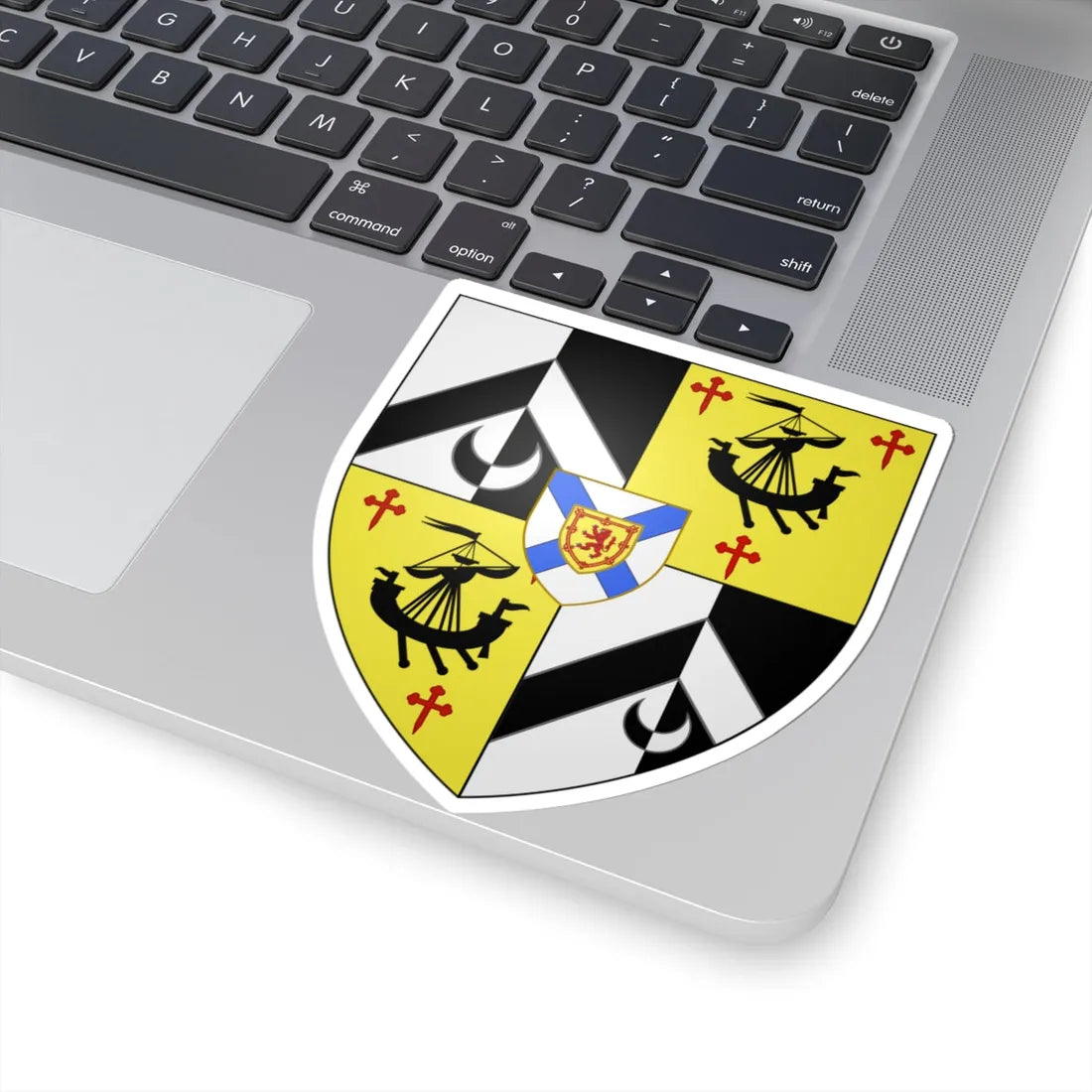 Arms of William Alexander 1st Earl of Stirling (Canada) (Coat of Arms) STICKER Vinyl Kiss-Cut Decal - The Sticker Space