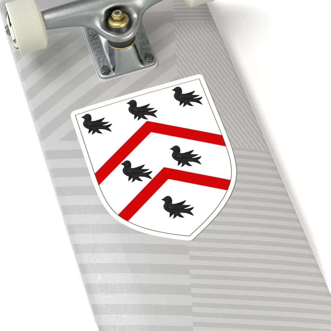 Arms of Worcester College Oxford (England) (Coat of Arms) STICKER Vinyl Kiss-Cut Decal - The Sticker Space