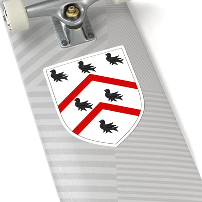 Arms of Worcester College Oxford (England) (Coat of Arms) STICKER Vinyl Kiss-Cut Decal - The Sticker Space