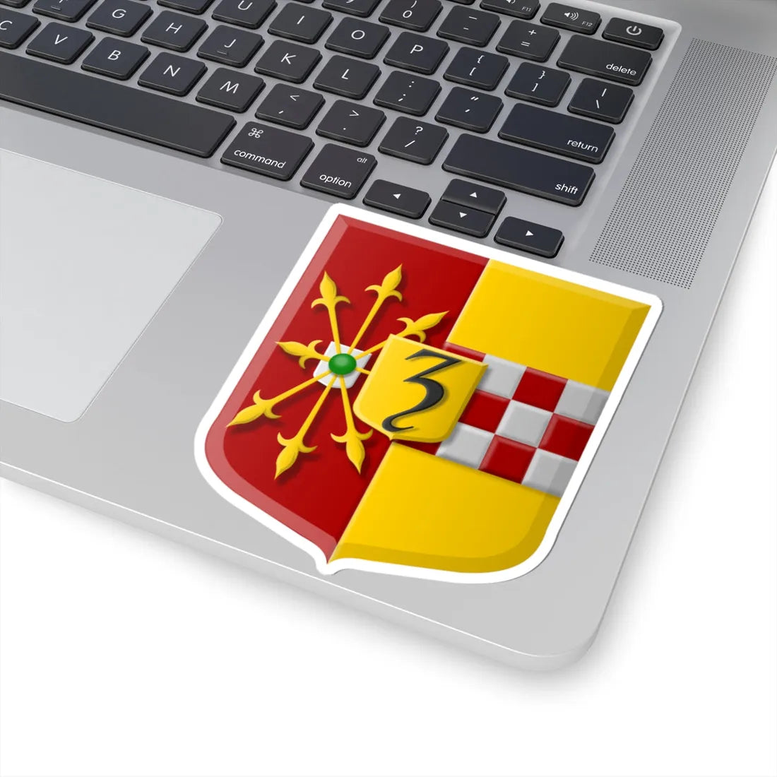 Arms of Zevenaar (Netherlands) (Coat of Arms) STICKER Vinyl Kiss-Cut Decal - The Sticker Space