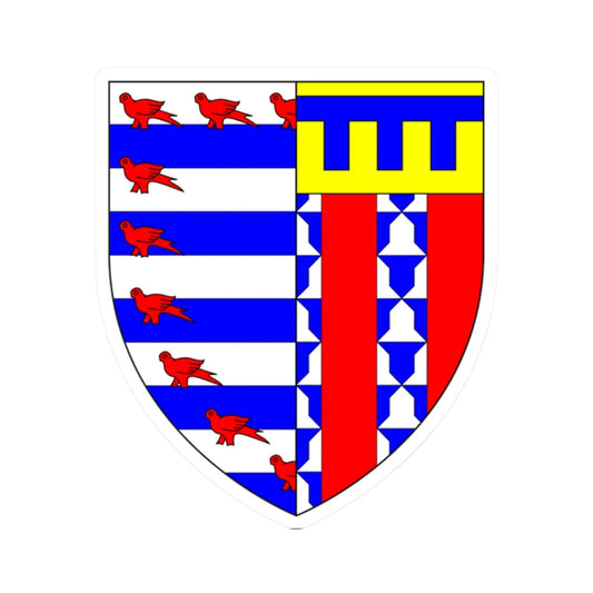 Arms PembrokeCollege Cambridge (England) (Coat of Arms) STICKER Vinyl Kiss-Cut Decal 2 Inch White - The Sticker Space
