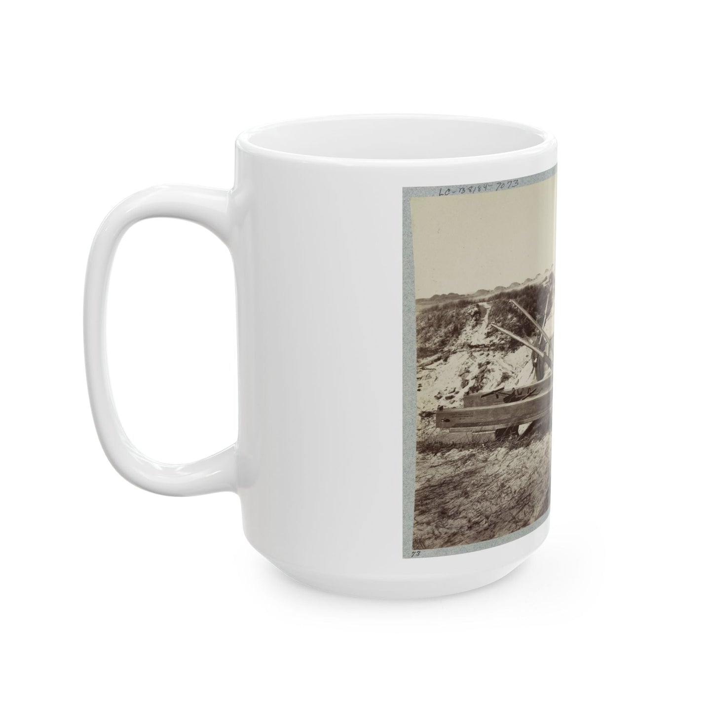 Armstrong Gun In Fort Fisher, N.C. (U.S. Civil War) White Coffee Mug