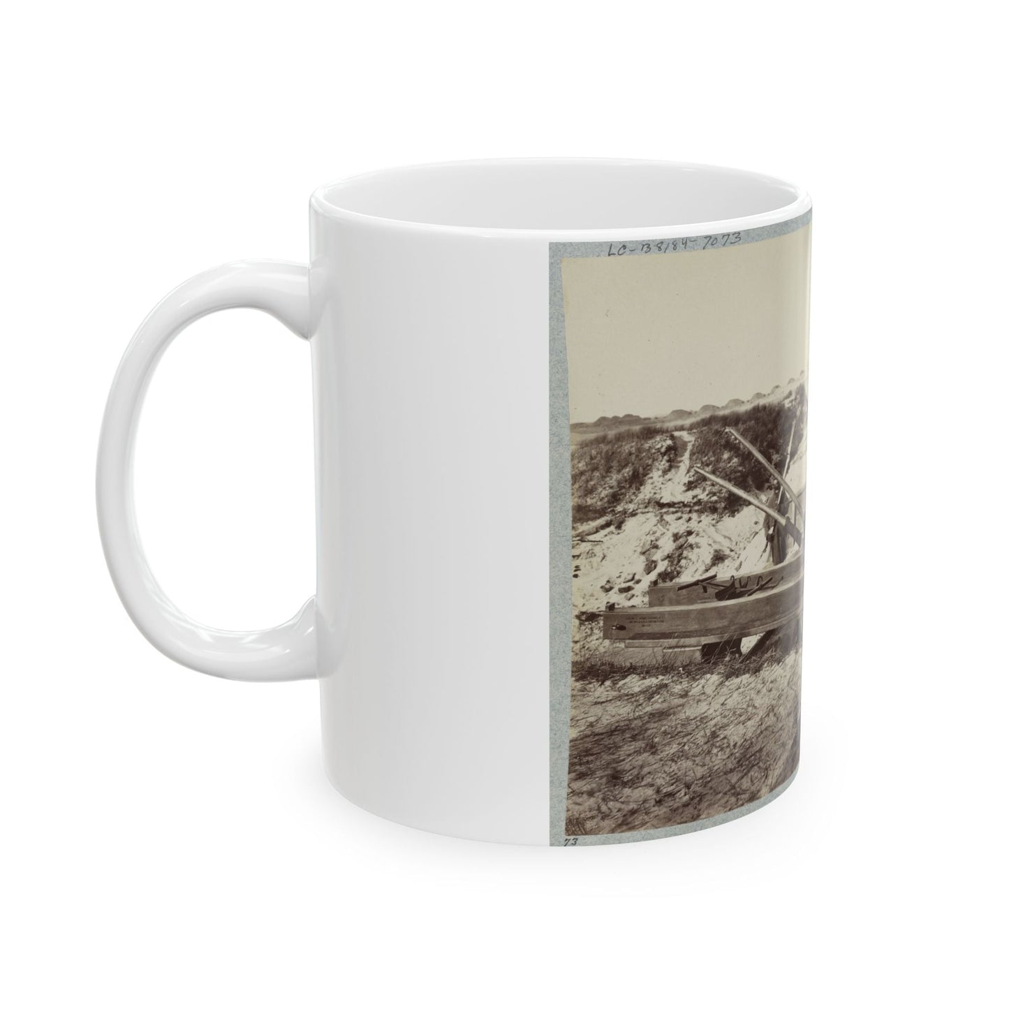 Armstrong Gun In Fort Fisher, N.C. (U.S. Civil War) White Coffee Mug