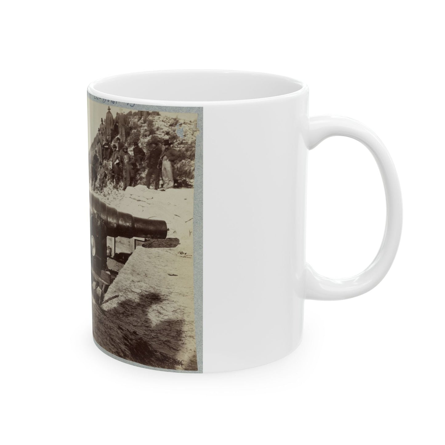 Armstrong Gun In Fort Fisher, N.C. (U.S. Civil War) White Coffee Mug