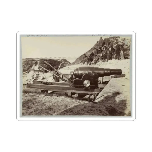 Armstrong Gun in Fort Fisher, N.C. (U.S. Civil War) STICKER Vinyl Kiss-Cut Decal 2 Inch White - The Sticker Space