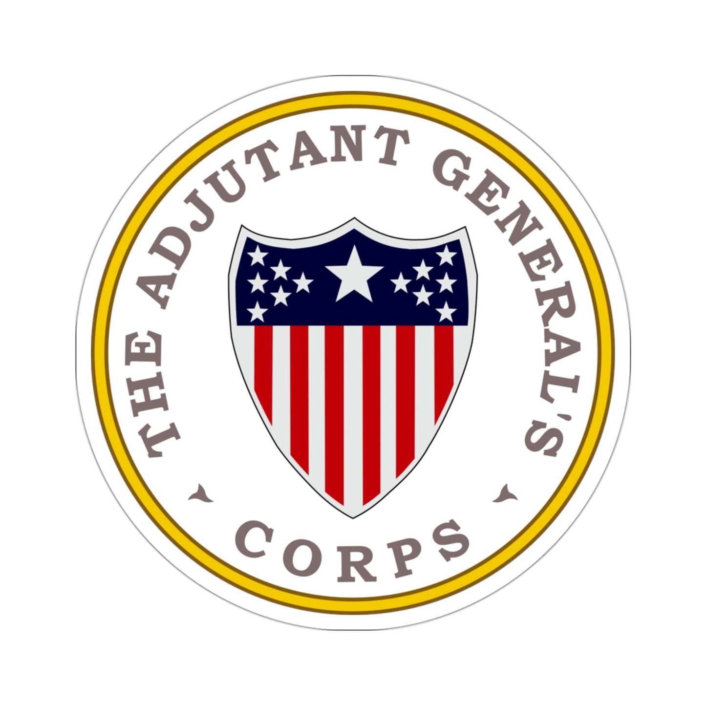 Army Adjutant Generals Corps STICKER Vinyl Die-Cut Decal-3 Inch-The Sticker Space