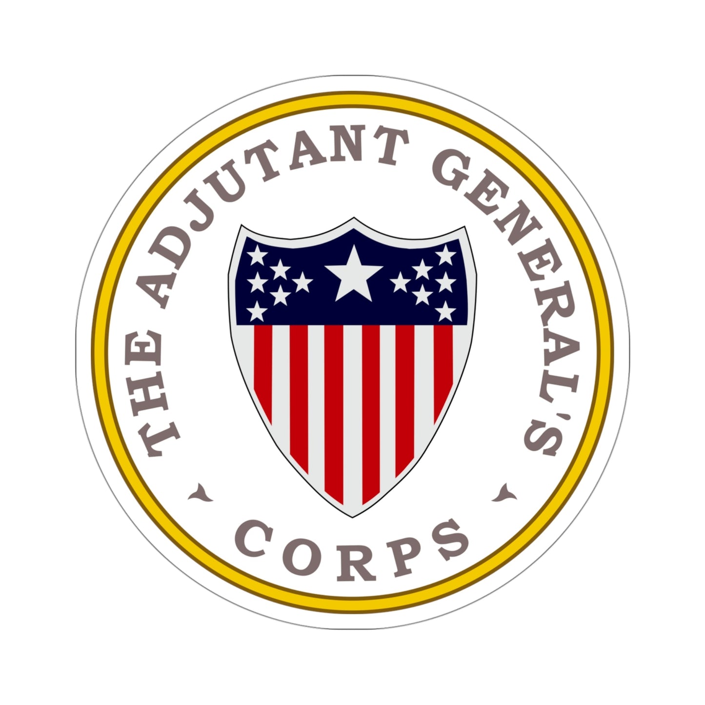 Army Adjutant Generals Corps STICKER Vinyl Die-Cut Decal-4 Inch-The Sticker Space