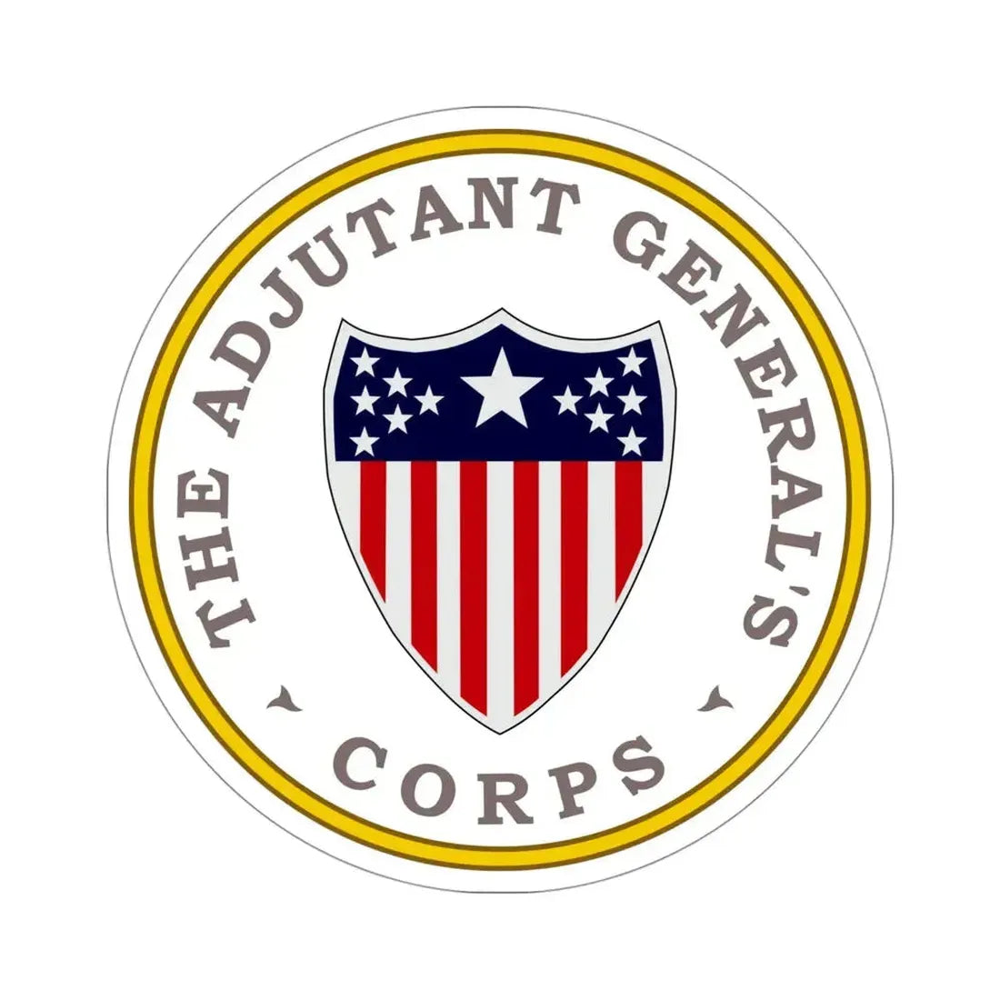 Army Adjutant Generals Corps STICKER Vinyl Die-Cut Decal 4 Inch - The Sticker Space