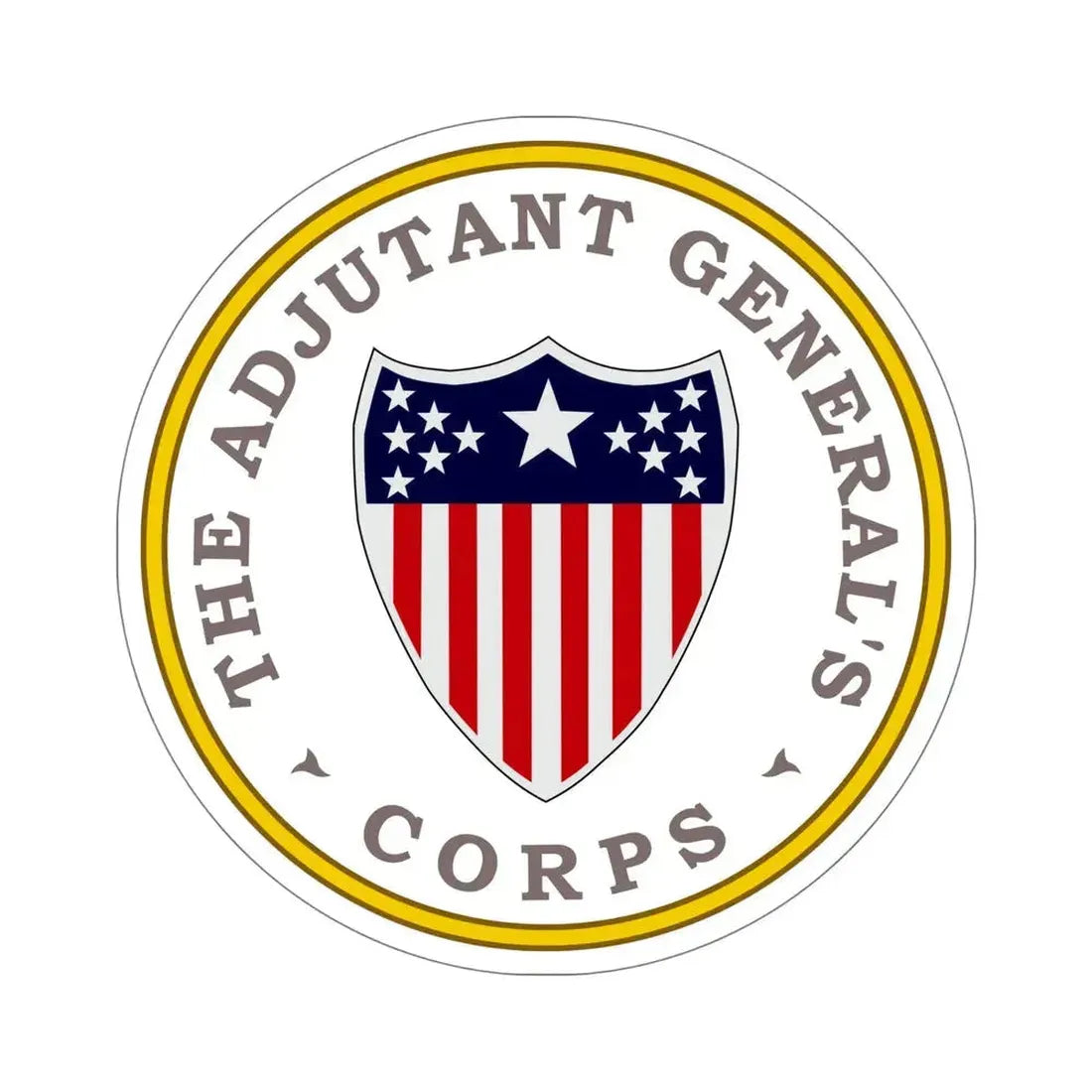 Army Adjutant Generals Corps STICKER Vinyl Die-Cut Decal 6 Inch - The Sticker Space