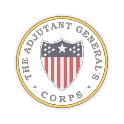 Army Adjutant Generals Corps - STICKER Vinyl Kiss-Cut Decal 2 Inch Transparent - The Sticker Space