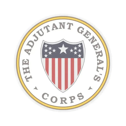 Army Adjutant Generals Corps - STICKER Vinyl Kiss-Cut Decal 3 Inch Transparent - The Sticker Space